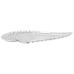 vidaXL Cesta de frutas 2 uds. Plateado 40 x 18 x 2.5 cm Aluminio
