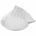 vidaXL Cesta de frutas 2 uds. Plateado 40 x 18 x 2.5 cm Aluminio