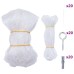 vidaXL Red transparente para gatos de nailon, 3x2 m