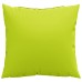 vidaXL Cojines para sofá, 4 unidades, verde brillante, 60x60 cm, tela