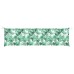 vidaXL Cojín para banco de jardín con estampado de hojas, 200x50x7 cm, tela Oxford