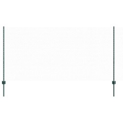 vidaXL Valla hexagonal con poste 25 x 1,2 m Acero recubierto de PVC