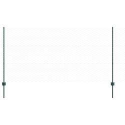 vidaXL Valla hexagonal con poste 50 x 1,2 m Acero recubierto de PVC
