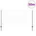 vidaXL Valla hexagonal con poste 50 x 1,2 m Acero recubierto de PVC