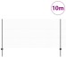 vidaXL Valla hexagonal con poste 10 x 1,2 m Acero recubierto de PVC