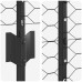 vidaXL Valla hexagonal con poste 10 x 1,2 m Acero recubierto de PVC