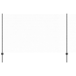 vidaXL Valla hexagonal con poste 10 x 1,4 m Acero recubierto de PVC