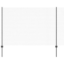 vidaXL Valla hexagonal con poste 25 x 1,6 m Acero recubierto de PVC