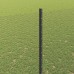 vidaXL Valla hexagonal con poste 25 x 1,6 m Acero recubierto de PVC