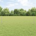 vidaXL Valla hexagonal con poste 10 x 0,5 m Acero Galvanizado Plateado