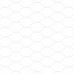 vidaXL Valla hexagonal con poste 10 x 0,5 m Acero Galvanizado Plateado