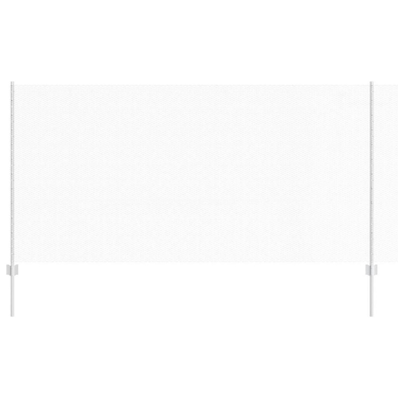 vidaXL Valla hexagonal con poste 25 x 1,2 m Acero Galvanizado Plateado