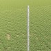vidaXL Valla hexagonal con poste 50 x 1 m Acero Galvanizado Plateado
