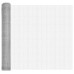 vidaXL Valla hexagonal con poste 50 x 1 m Acero Galvanizado Plateado