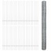 vidaXL Valla hexagonal con poste 100 x 1,4 m Acero Galvanizado Malla