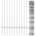 vidaXL Valla salvaje exterior con postes 25 x 1 m Acero Galvanizado