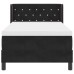 vidaXL Cama tipo Box Spring con cabecera Negro 200 x 100 cm Terciopelo