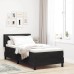 vidaXL Cama tipo Box Spring con cabecera Negro 200 x 100 cm Terciopelo