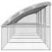 vidaXL Refugio para perros 4 uds. Plateado 8 x 2 x 2 m