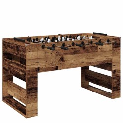 vidaXL Mesa de Futbolín Madera vieja 146,5 x 74 x 85 cm