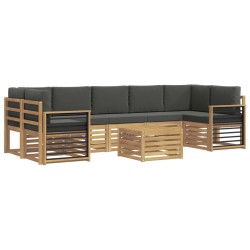 vidaXL Juegos de sofás Madera de Acacia Sólida
