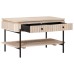 vidaXL Mesa de Café Hecha a Mano Blanco 85 x 45 x 50 cm
