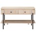 vidaXL Mesa de Café Hecha a Mano Blanco 85 x 45 x 50 cm
