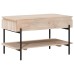 vidaXL Mesa de Café Hecha a Mano Blanco 85 x 45 x 50 cm
