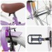 vidaXL Bicicleta Infantil 14 Pulgadas para niños de 3 a 5 años Morado
