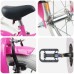 vidaXL Bicicleta Infantil 12 Pulgadas para 2-4 años Rosa Oscuro