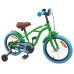 vidaXL Bicicleta Infantil 16 Pulgadas para niños de 4 a 6 años Verde