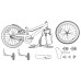 vidaXL Bicicleta Infantil 16 Pulgadas para niños de 4 a 6 años