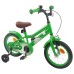 vidaXL Bicicleta Infantil 16 Pulgadas para niños de 4 a 6 años Verde