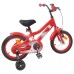 vidaXL Bicicleta Infantil 12 Pulgadas para 2-4 años Rojo