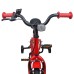 vidaXL Bicicleta Infantil 16 Pulgadas para niños de 4 a 6 años Rojo