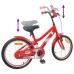 vidaXL Bicicleta Infantil 18 Pulgadas para 5-7 años Rojo