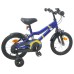 vidaXL Bicicleta Infantil 16 Pulgadas para niños de 4 a 6 años Azul y