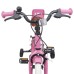 vidaXL Bicicleta Infantil 12 Pulgadas para 2-4 años Rosa claro