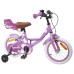 vidaXL Bicicleta Infantil 12 Pulgadas para 2-4 años Morado