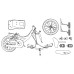 vidaXL Bicicleta Infantil 12 Pulgadas para 2-4 años Blanco