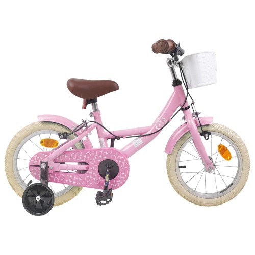 vidaXL Bicicleta Infantil 16 Pulgadas para niños de 4 a 6 años