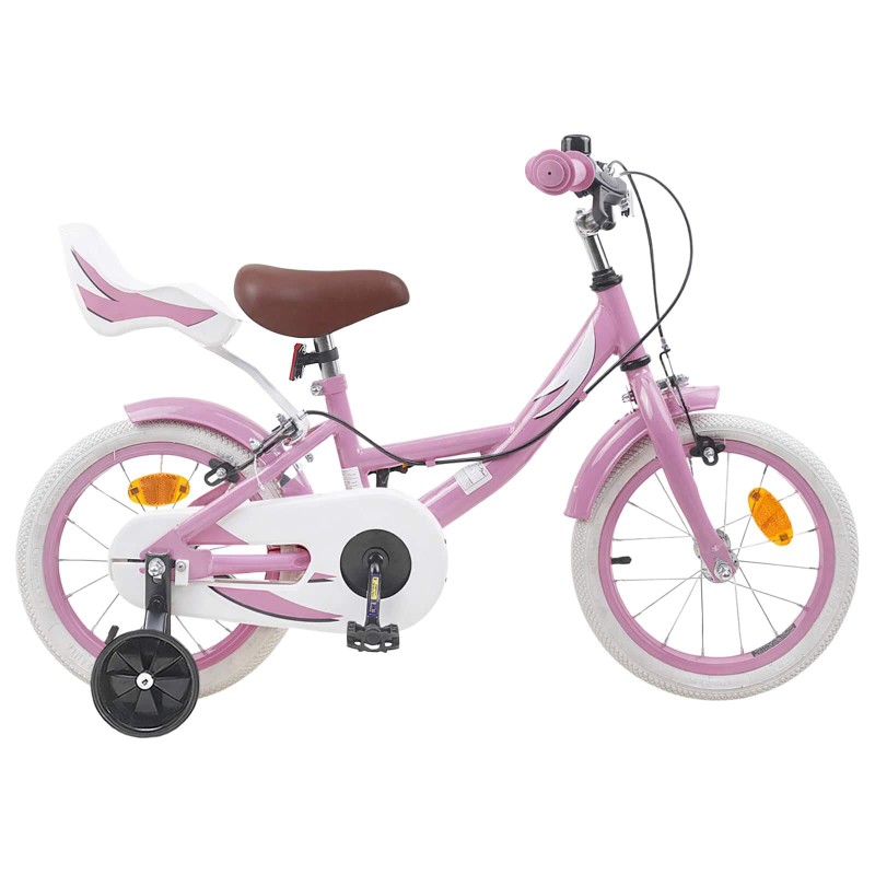 vidaXL Bicicleta Infantil 16 Pulgadas para niños de 4 a 6 años