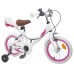 vidaXL Bicicleta Infantil 12 Pulgadas para 2-4 años Blanco