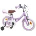 vidaXL Bicicleta Infantil 16 Pulgadas para niños de 4 a 6 años Morado