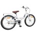 vidaXL Bicicleta Infantil 20 Pulgadas para 6-11 años Blanco