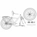 vidaXL Bicicleta Infantil 20 Pulgadas para 6-11 años Blanco
