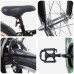 vidaXL Bicicleta Infantil 18 Pulgadas para 5-7 años Negro