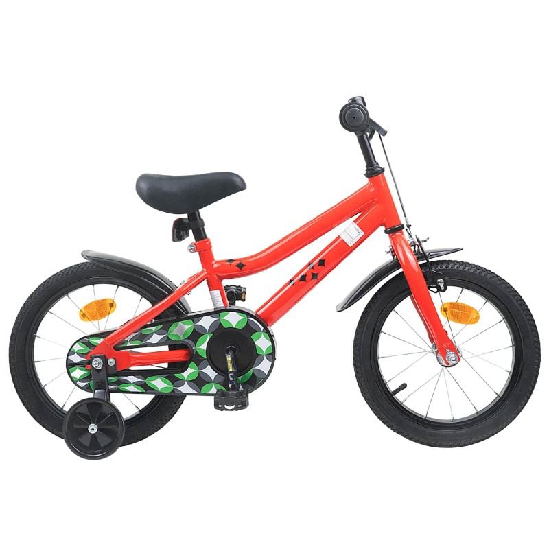 vidaXL Bicicleta Infantil 12 Pulgadas para 2-4 años Rojo