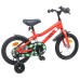 vidaXL Bicicleta Infantil 12 Pulgadas para 2-4 años Rojo