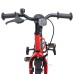 vidaXL Bicicleta Infantil 12 Pulgadas para 2-4 años Rojo